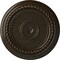 Ekena Millwork Alexandria Rope Ceiling Medallion (Canopies up to 4 5/8"), 19 5/8"OD x 1 1/2"P, Stone Hearth Crackle CM18ALSHC - alternate 1